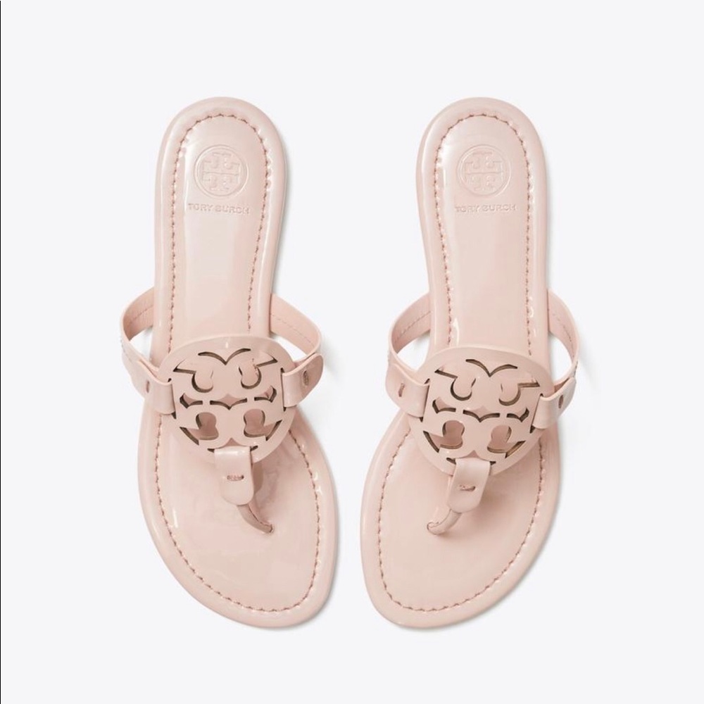 NEW Tory Burch Miller Leather Sandals - Picture 4 of 13